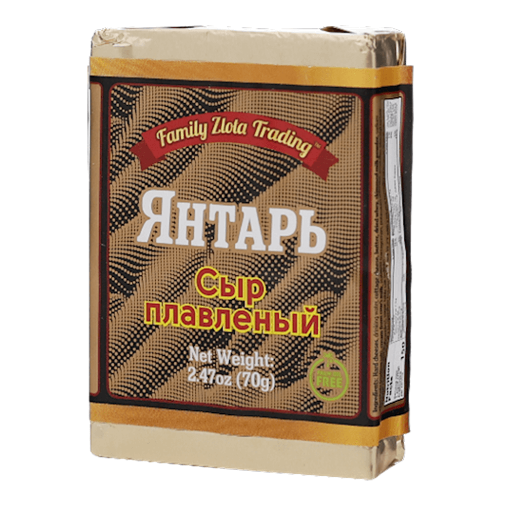 Плавленый сыр Янтарь – 2,47 унции (70 г)